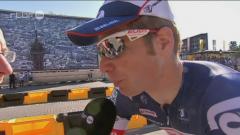 La réaction de Roelandts après l'arrivée du Tour de France