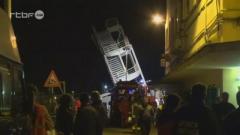 Italie: accident de bateau dans le port de Gênes