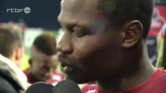 Junior Malanda après Zulte Waregem-FC Bruges
