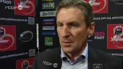 Francky Dury après Zulte Waregem-FC Bruges