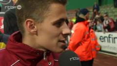 Thorgan Hazard après Zulte Waregem-FC Bruges