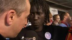 Les réactions de T. Hazard et M. Leye à Waregem