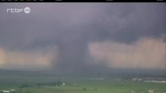 Déplacement de la tornade en Oklahoma