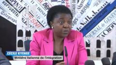 Rencontre avec la Ministre italienne Cécile Kyenge