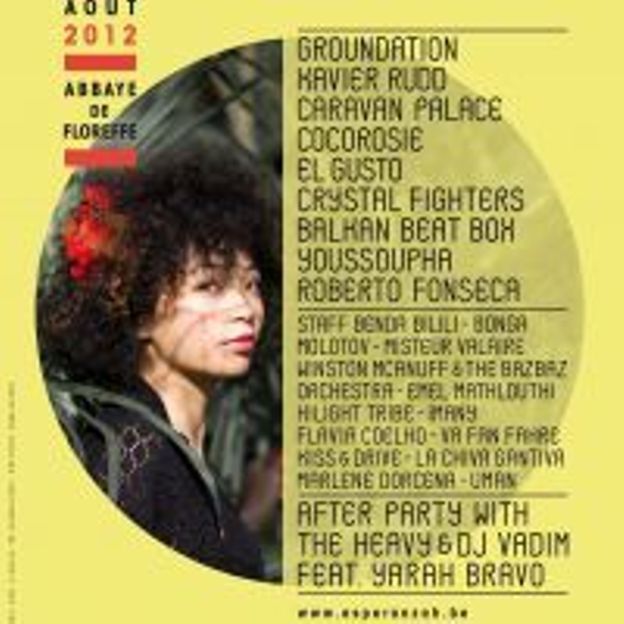 L'affiche d'Esperanzah! 2012