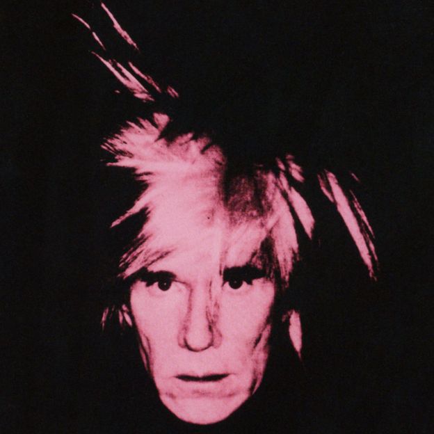 Andy Warhol, "Pink Fright Wig", 1986.