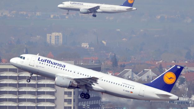 Un avion Lufthansa