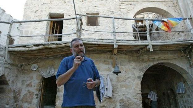 Le jésuite Paolo Dall'Oglio à Mar Moussa
