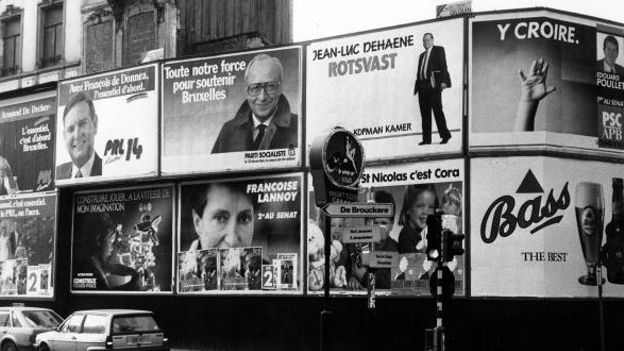 Affiches électorales en 1987