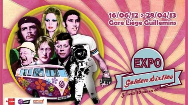Affiche de l'exposition Golden Sixties Affiche de l'exposition Golden Sixties
