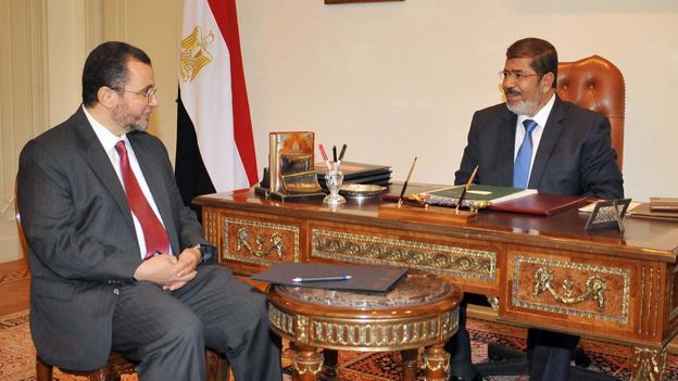 Le président et le Premier ministre égyptien