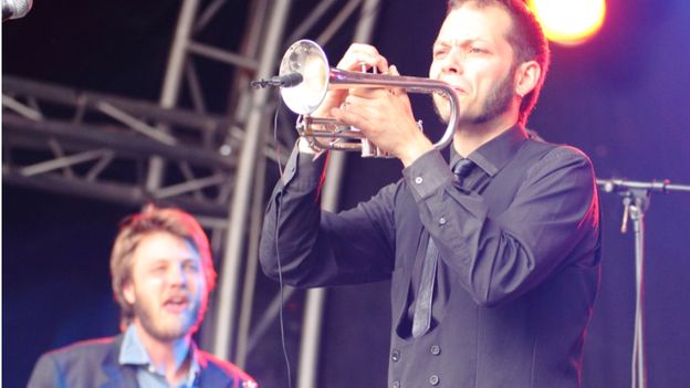 Le quatuor belge Big Noise était sur la scène "Carrefour des Talents" ce mercredi à Spa.