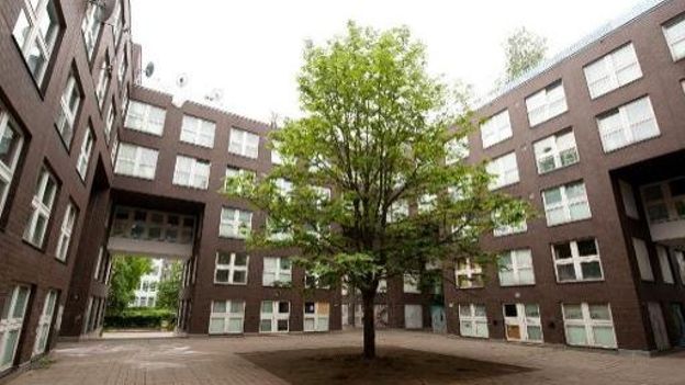 Dans cet immeuble de Berlin, un meurtre horrible aurait eu lieu