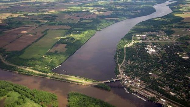 Au confluent de la rivière Ste Croix et du Mississippi