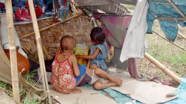 Des enfants en Birmanie