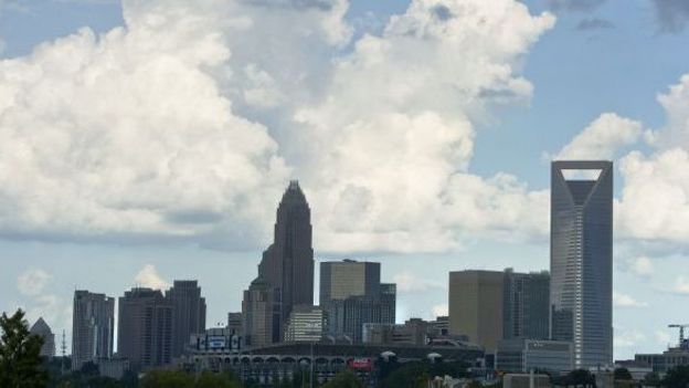 La ville de Charlotte en Caroline du Nord
