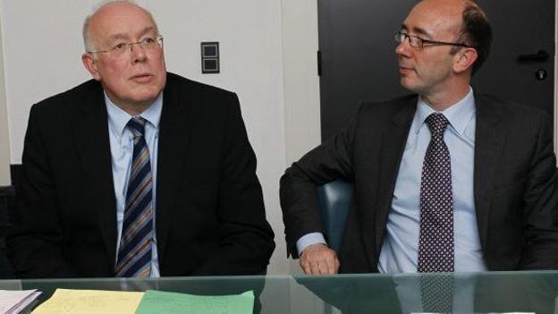 Chrles Picqué (G) et Rudy Demotte (D)
