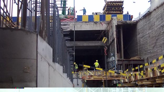 Rehausser le tunnel routier est une étape indispensable pour  la réalisation de cette gare multimodale.