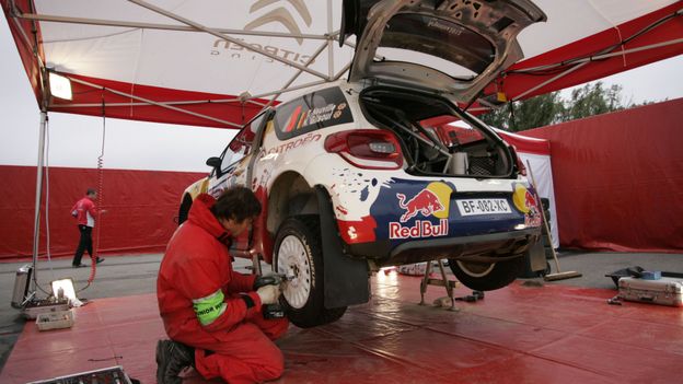 La voiture de Thierry Neuville