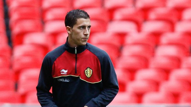 Hazard mis sous pression par Kompany Hazard mis sous pression par Kompany