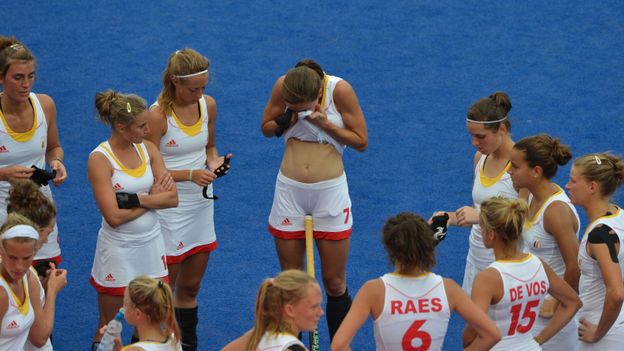 Les Red Panthers se montraient déçues à la fin de la rencontre