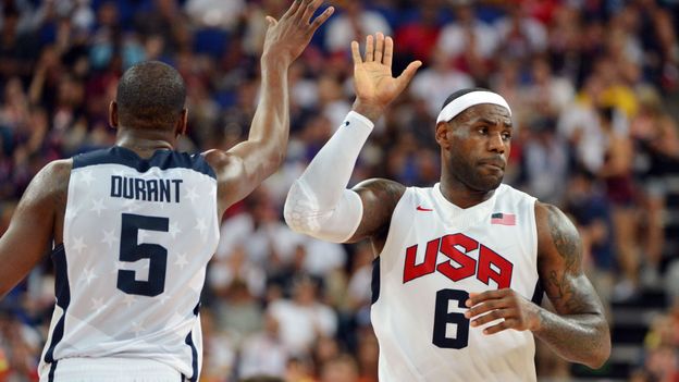 Durant et James Durant et James