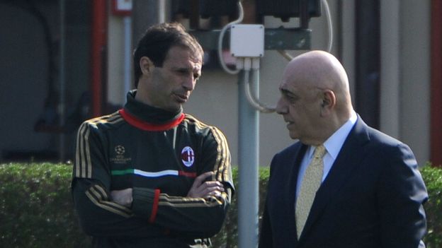 Galliani : "Allegri n'est pas menacé"