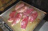 Brochettes canard cajou