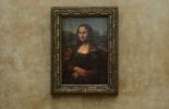 La Joconde telle qu'elle est présentée au Louvre