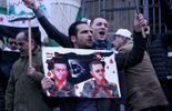 Manifestation du comité de soutien à la révolution syrienne, le 8 janvier 2011 à Bruxelles.