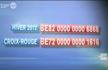 Opération Hiver 2012: les numéros de comptes