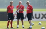 Ray Clemence se blesse en échauffant Hart