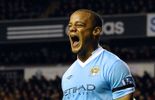 Kompany et les hommes du titre de City