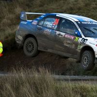 La Mitsubishi de l'équipage tchèque Ceplecha-Semerad