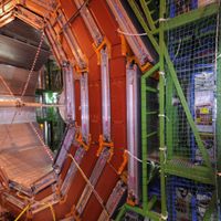 Le LHC ''Large Hadron Collider'' le plus grand accélérateur de particules du monde au CERN à Genève