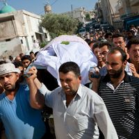 Un enterrement à Idleb