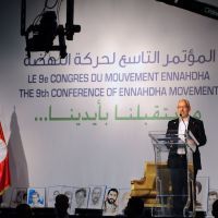 Rached Ghannouchi au congrès d'Ennahdha