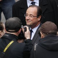 Le candidat socialiste François Hollande