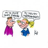 Dessin paru dans l'émission Mise au Point du 25/03.