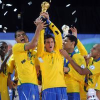 Le Brésil vaiqueur de la Coupe des Confédérations en 2009 en Afrique du Sud
