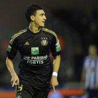Matias Suarez célèbre son but