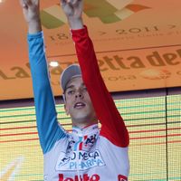 De Clercq dédie sa victoire à Weylandt sur le podium