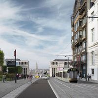Des demandes de permis d’urbanisme seront introduites cette année pour la déviation des trams 92 et 94 via la gare Centrale
