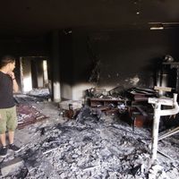 Les ruines du consulat américain à Benghazi après l'attaque