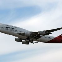 Un avion de la Qantas