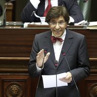 Le Premier ministre Elio Di Rupo à la Chambre