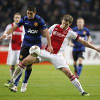 Jan Vertonghen ici à la lutte face à Manchester Utd