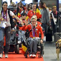 Accueil enthousiaste pour nos athlètes paralympiques