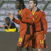 Romelu Lukaku et Nicolas Lombaerts