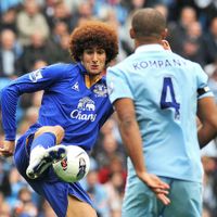 Marouane Fellaini et Vincent Kompany